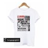 The Sun Freddie Starr Ate My Hamster t shirt