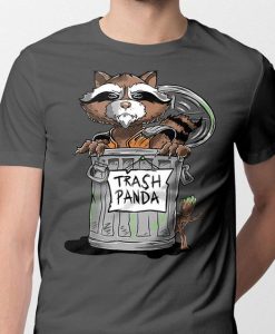 Trash Panda Rocket Raccoon Groot t shirt