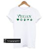 Vegan Vegetarian White t shirt