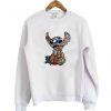 Disney Characters inside Stitch sweatshirt