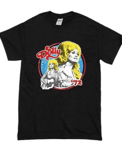 Dolly Parton '72 black t shirt