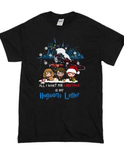 Harry Potter Characters Chibi All I Want For Christmas t shirt