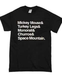 Mickey Mouse Turkey Legs Monorail t shirt