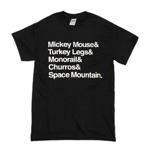 Mickey Mouse Turkey Legs Monorail t shirt