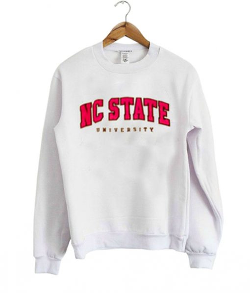 NC State University sweatshirt