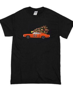 The General Lee Car Christmas Tree t shirt