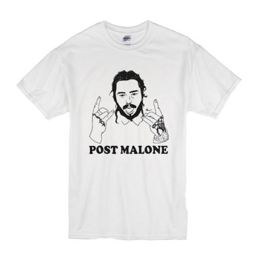 Vintage rapper Post leave me Malone t shirt