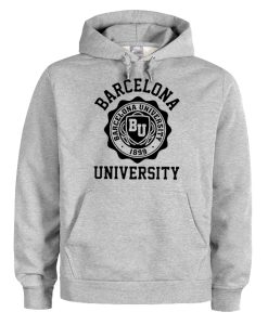 barcelona university dark hoodie