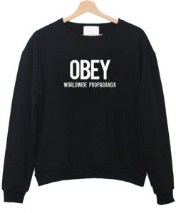 obey worldwide propaganda sweatshirt