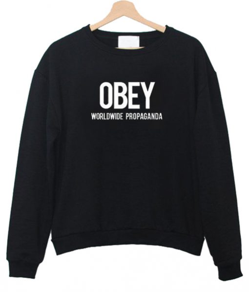 obey worldwide propaganda sweatshirt