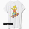 Bart Simpson Skateboard t shirt