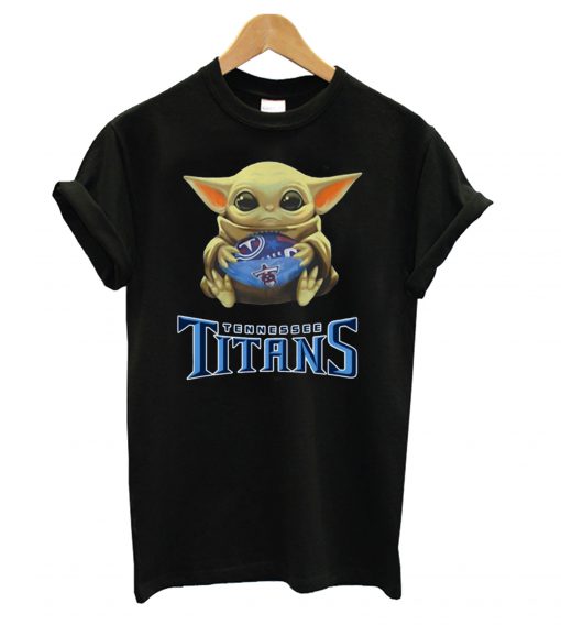 Baby Yoda Hug Tennessee Titans t shirt