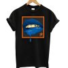 Blue Lips Black t shirt