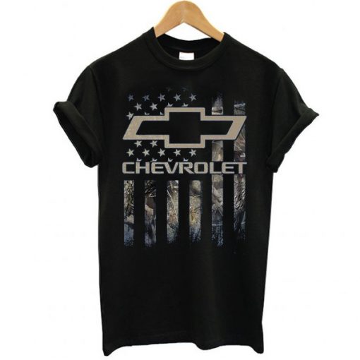 Chevrolet Camo Flag Pullover t shirt