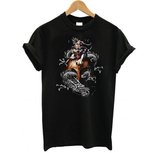 Chinese Tiger and Dragon t shirt