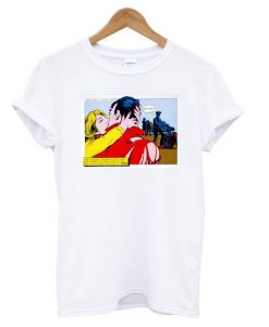 Comic Strip Kiss t shirt