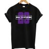 Hot 23 Purple Ribbon Oskar Strong Fight Against Cancer t shirt