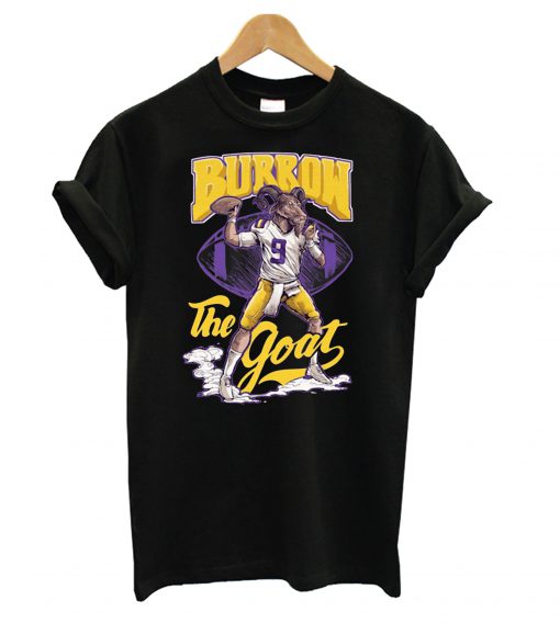 Joe Burrow the Goat Game t shirt