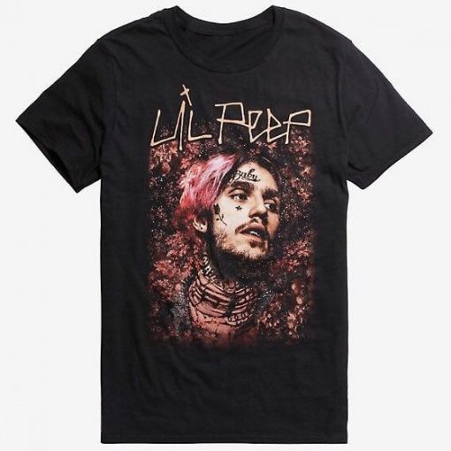 Lil Peep Floral t shirt