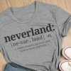 Neverland t shirt