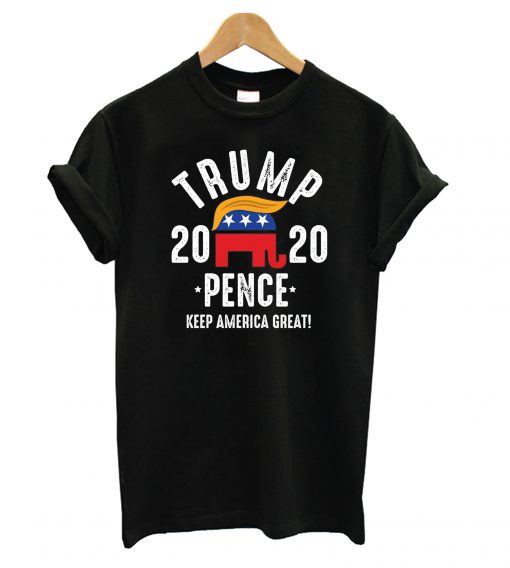 Political Trump Pence 2020 Keep America t shirt