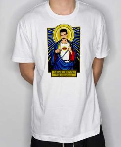 Pray to Saint Freddie the Champion t shirt