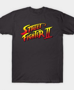 Street Fighter 2 SF II – Classic Logo t shirt