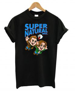 Super Natural Bros Black t shirt