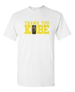 Thank You Kobe Bryant t shirt