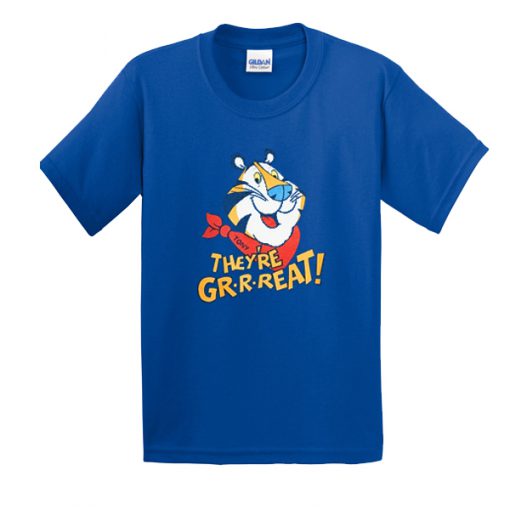 They're grrreat Tony the Tiger t shirt