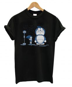 Totoro Doraemon Crossover t shirt