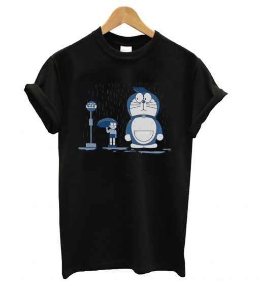 Totoro Doraemon Crossover t shirt