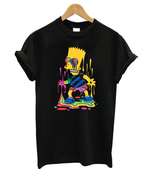 Trippy Bart Simpson t shirt