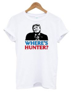 Where’s Hunter Trump 2020 Rally Anti Biden Conservative t shirt