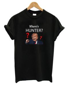 Where’s Hunter Trump Rally Impeachment Investigation t shirt