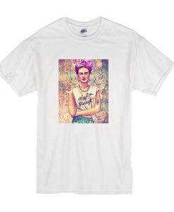 frida kahlo daft punk t shirt