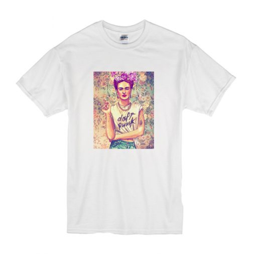 frida kahlo daft punk t shirt