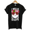 I willie love christmas Willie Nelson t shirt