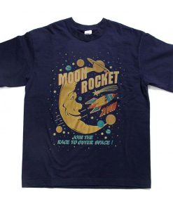 Moon Rocket Join The Race To Outer Space t shirt