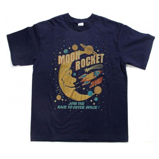 Moon Rocket Join The Race To Outer Space t shirt