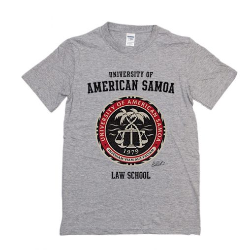 University of American Samoa Law School t shirt