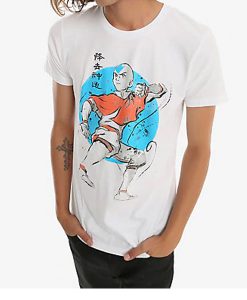 Avatar The Last Airbender Aang Watercolor V-Neck t shirt