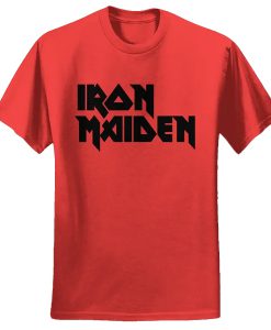 Classic Iron Maiden Red t shirt