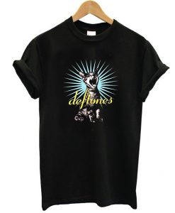 Man's Classic Deftones (Like) Linus Scoop Neck t shirt