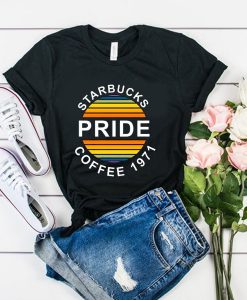 Starbucks Pride Coffe 1971 t shirt