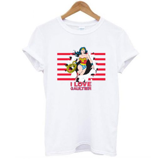 Wonder Woman I Love Gaultier t shirt