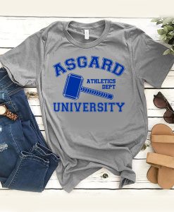 ASGARD UNIVERSITY T SHIRT - INSPIRED BY THOR LOKI AVENGERS