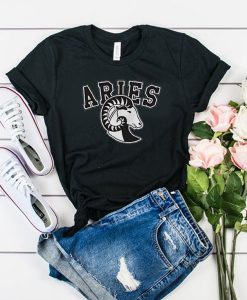 Aries t shirt black