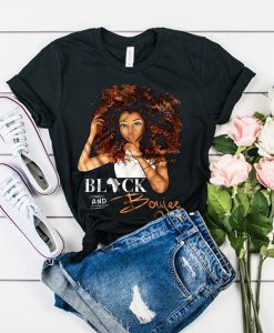 Black And Boujee African Girl t shirt