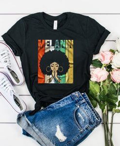 Black girl melanin t shirt